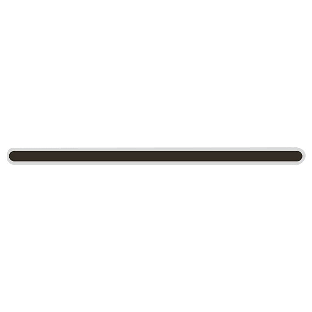 Modern Linear LED Wall Sconce Black Iron Acrylic Minimalist Light