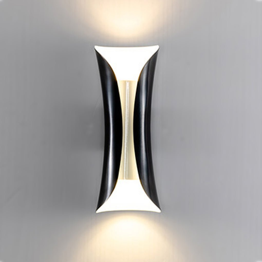 Minimalist LED Wall Sconce Waterproof Outdoor Indoor Metal Light