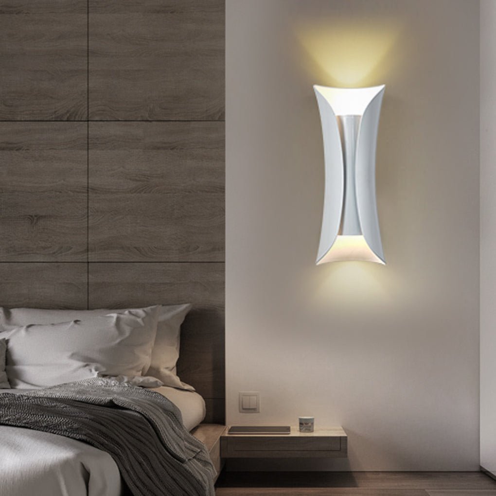 Minimalist LED Wall Sconce Waterproof Outdoor Indoor Metal Light