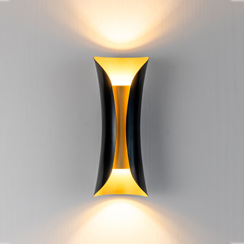 Minimalist LED Wall Sconce Waterproof Outdoor Indoor Metal Light