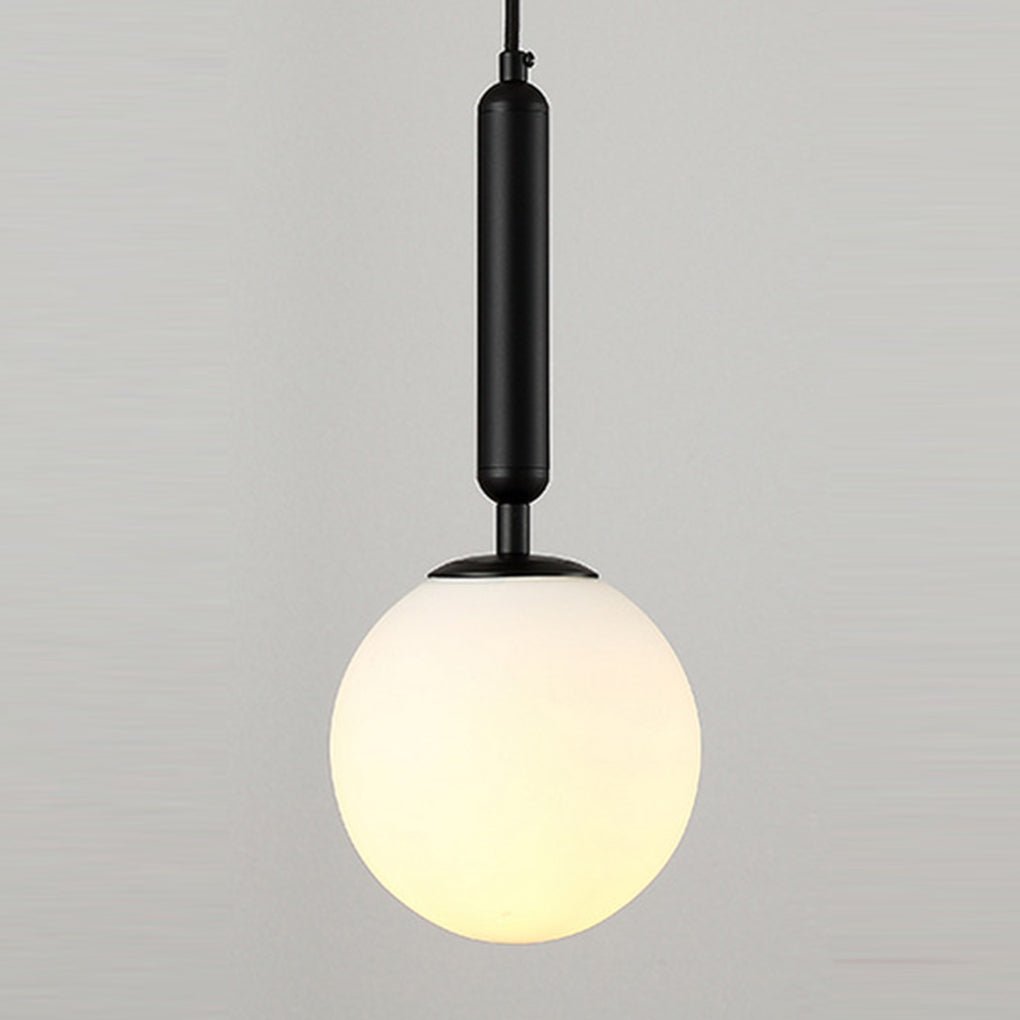 Minimalist Water Pattern Glass Pendant Light for Bedroom & Dining