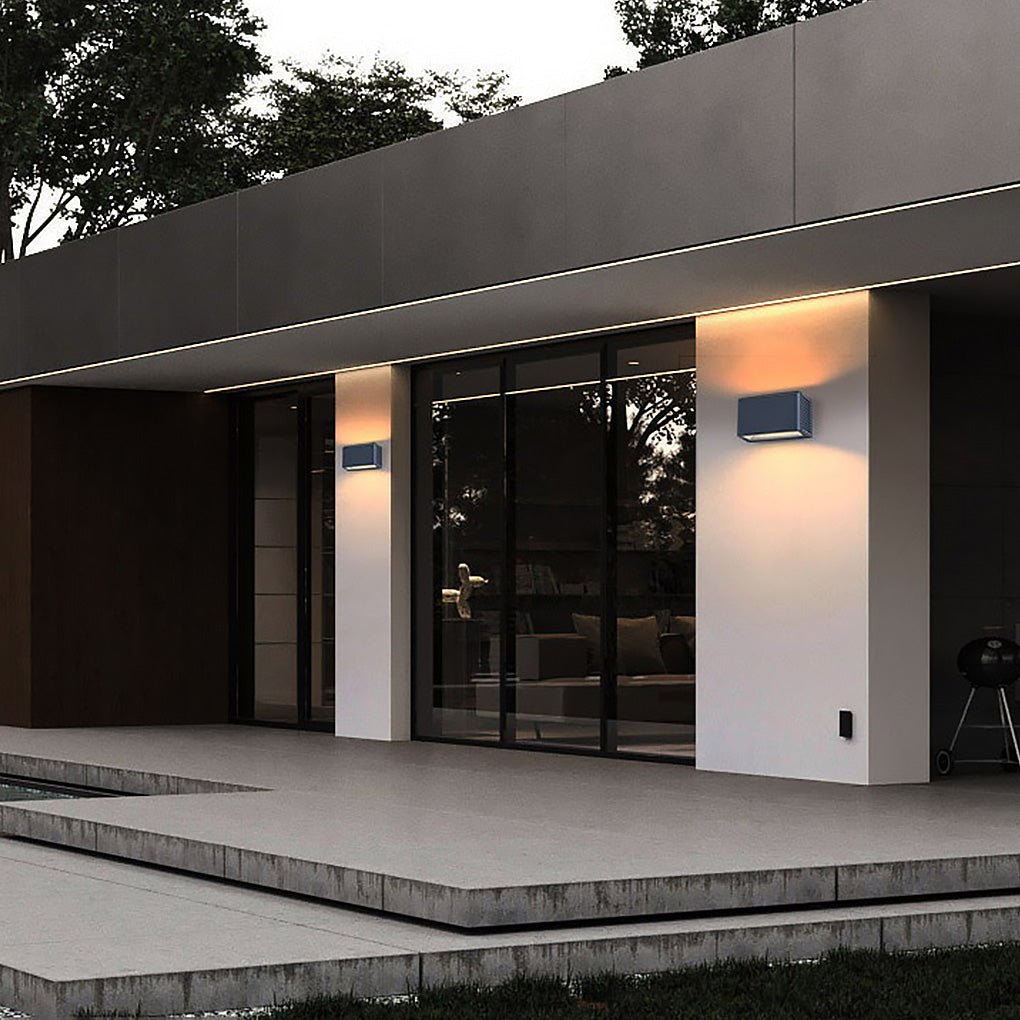 Minimalist LED Outdoor Wall Light with Up Down Lighting IP54