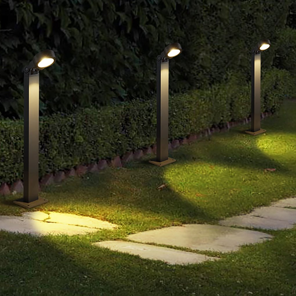 Adjustable LED Lawn Light Outdoor Waterproof Minimalist Design