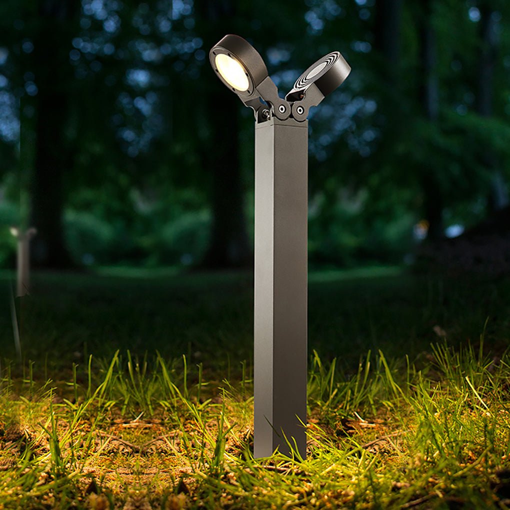 Adjustable LED Lawn Light Outdoor Waterproof Minimalist Design