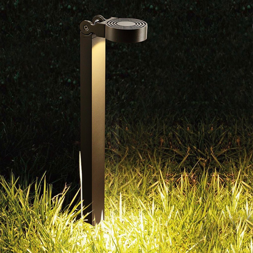 Adjustable LED Lawn Light Outdoor Waterproof Minimalist Design
