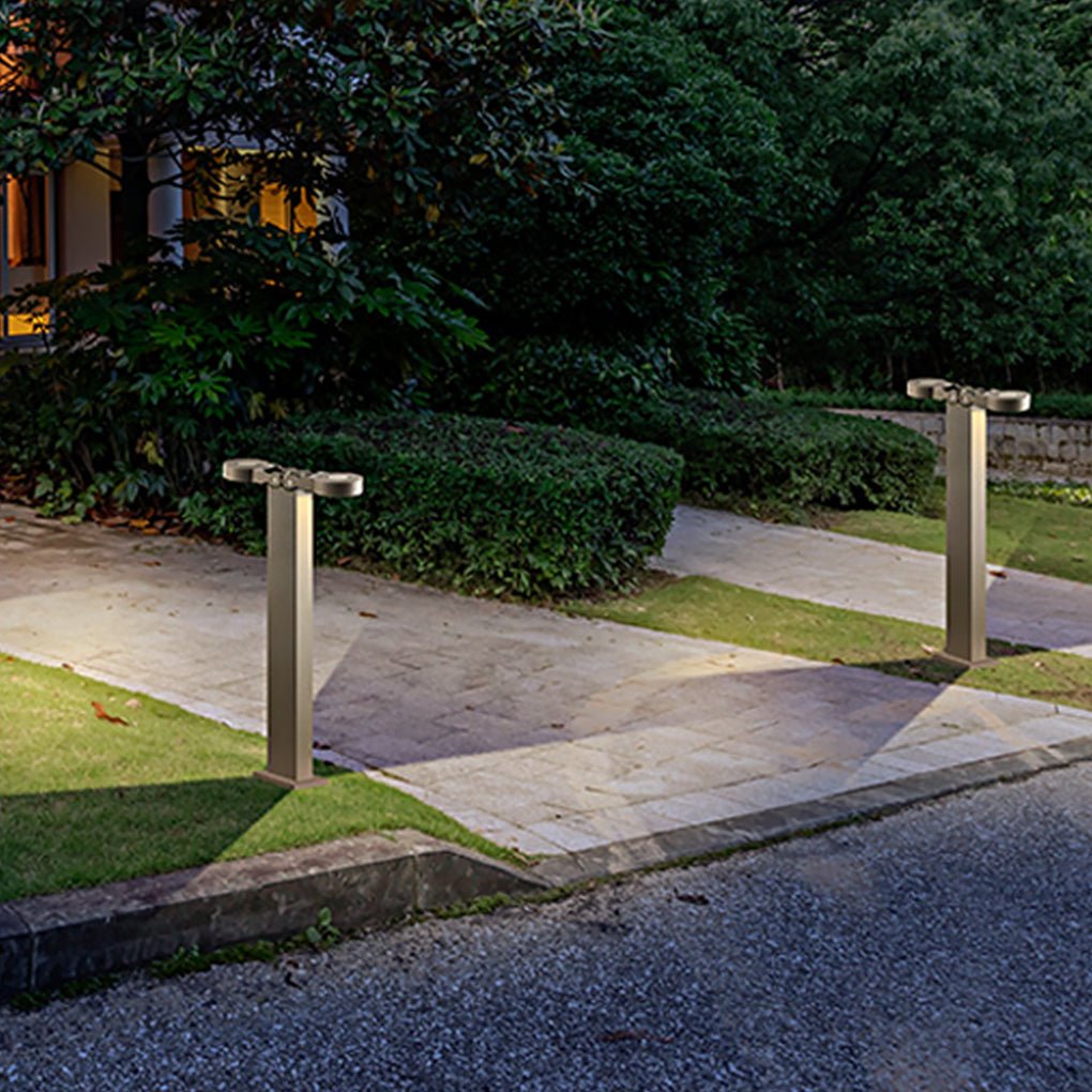 Adjustable LED Lawn Light Outdoor Waterproof Minimalist Design