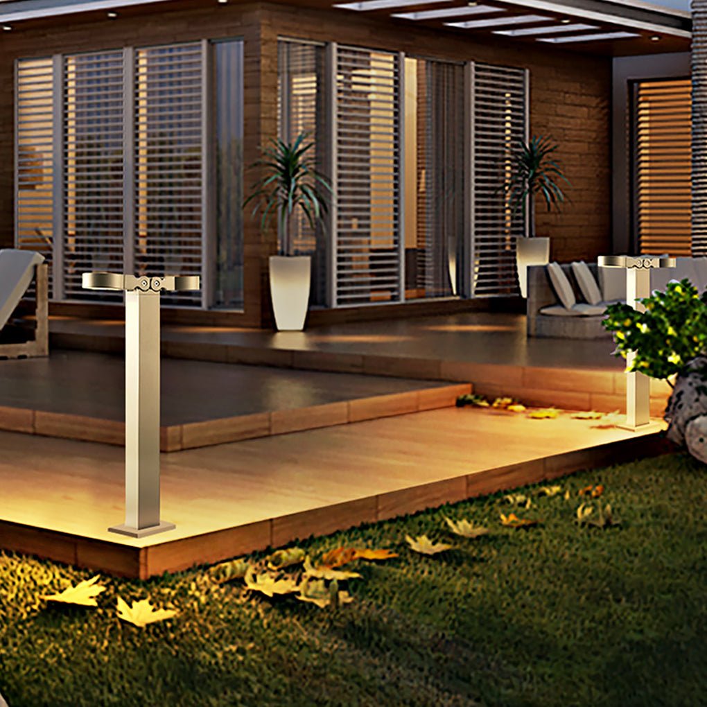 Adjustable LED Lawn Light Outdoor Waterproof Minimalist Design