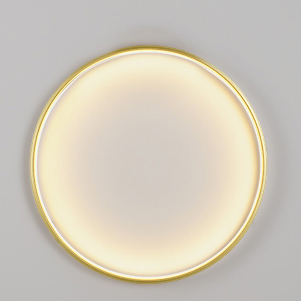 Minimalist Round Wall Sconce with Trichromatic Dimming