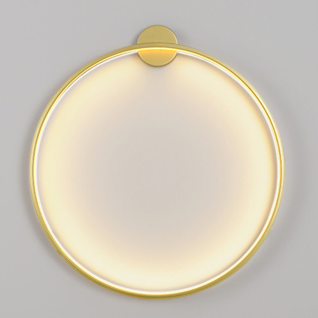 Minimalist Round Wall Sconce with Trichromatic Dimming