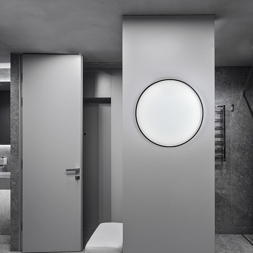 Minimalist Round Wall Sconce with Trichromatic Dimming