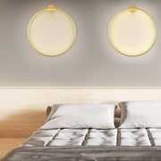 Minimalist Round Wall Sconce with Trichromatic Dimming