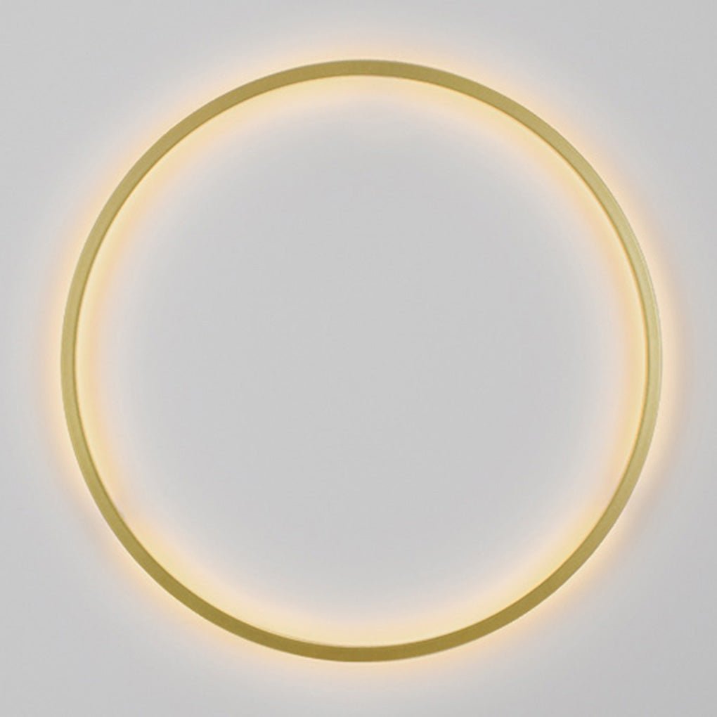 Minimalist Round Wall Sconce with Trichromatic Dimming