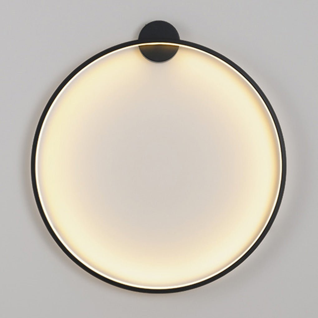Minimalist Round Wall Sconce with Trichromatic Dimming
