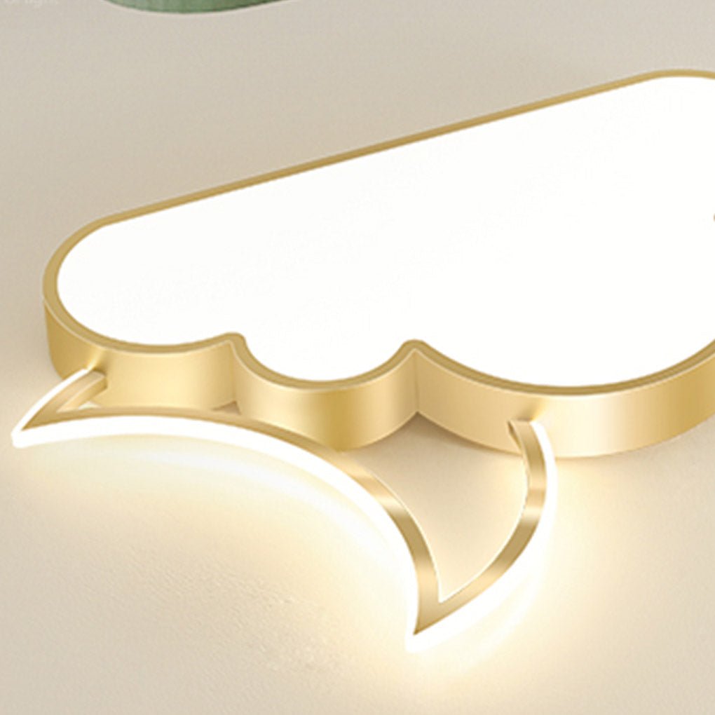 Cloud-Shaped LED Flush Mount Ceiling Light for Kids Room & Bedroom