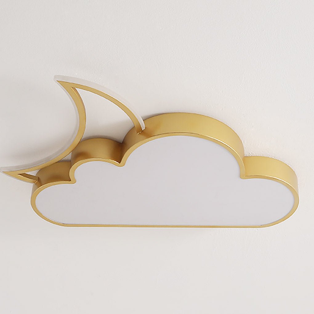 Cloud-Shaped LED Flush Mount Ceiling Light for Kids Room & Bedroom