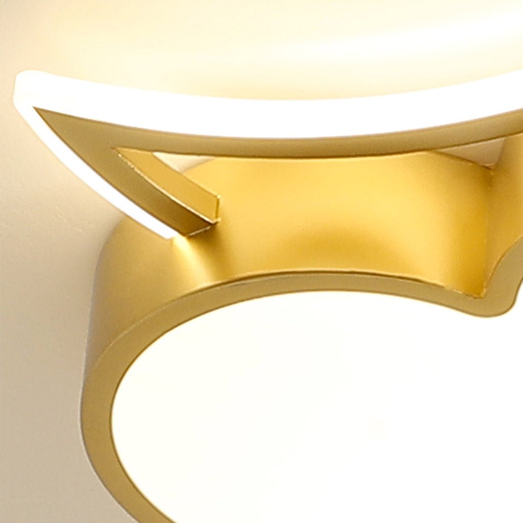 Cloud-Shaped LED Flush Mount Ceiling Light for Kids Room & Bedroom