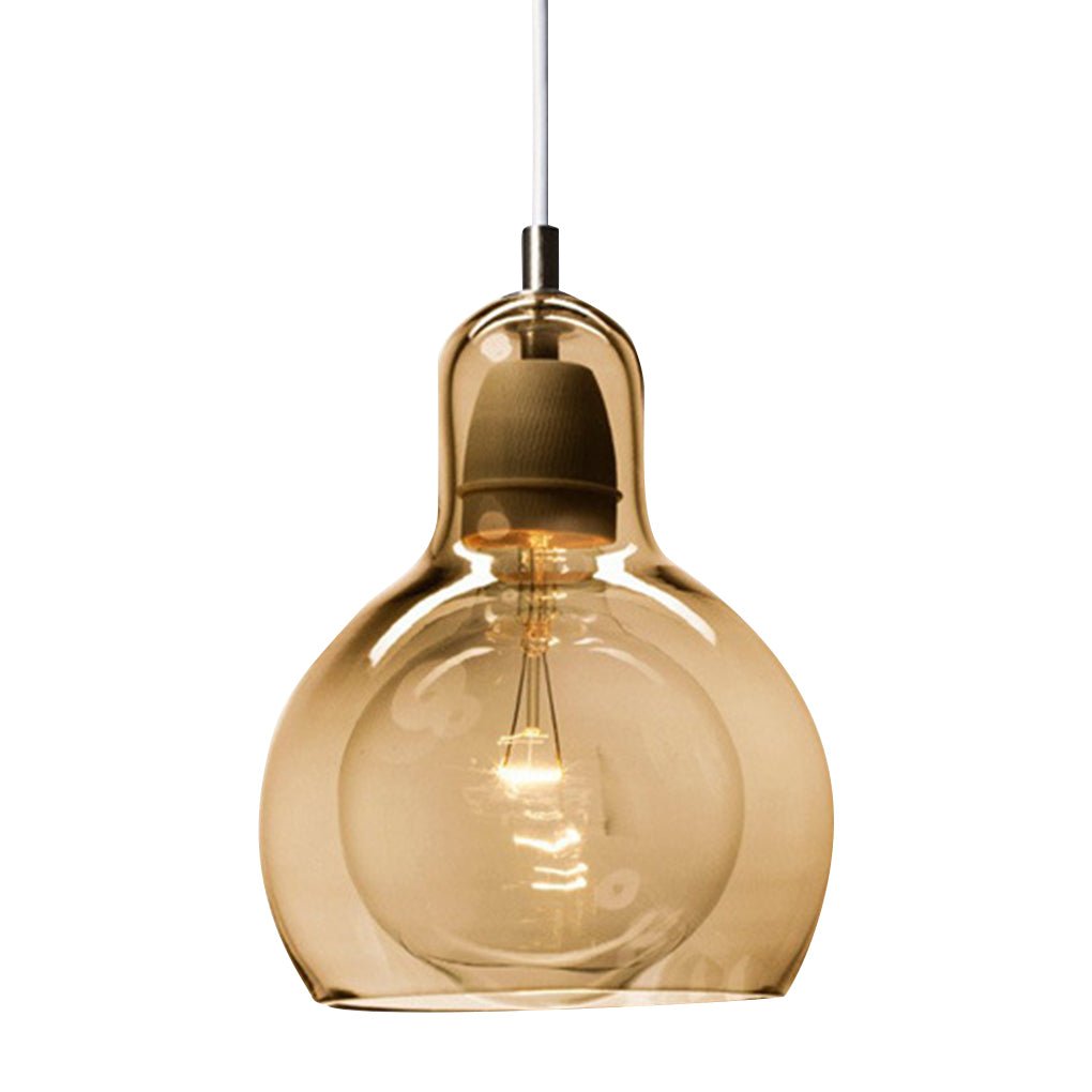 Minimalist Glass Pendant Light – Modern Hanging Lamp for Entryway