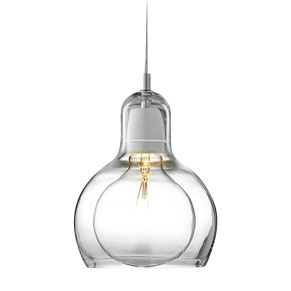 Minimalist Glass Pendant Light – Modern Hanging Lamp for Entryway