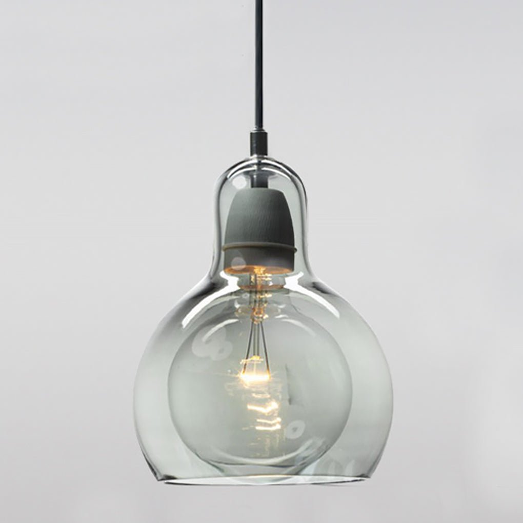 Minimalist Glass Pendant Light – Modern Hanging Lamp for Entryway