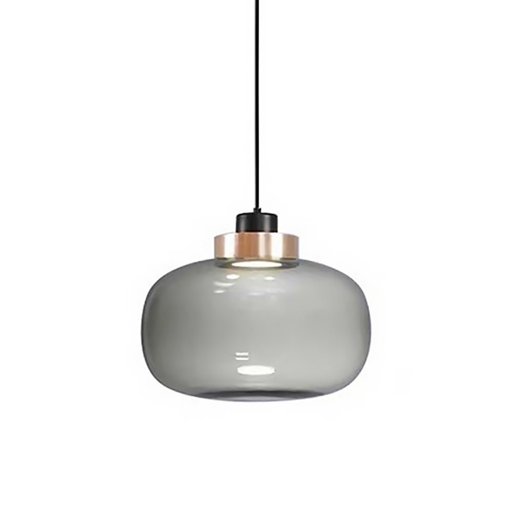 Modern Glass Pendant Light – Warm LED Minimalist Hanging Lamp