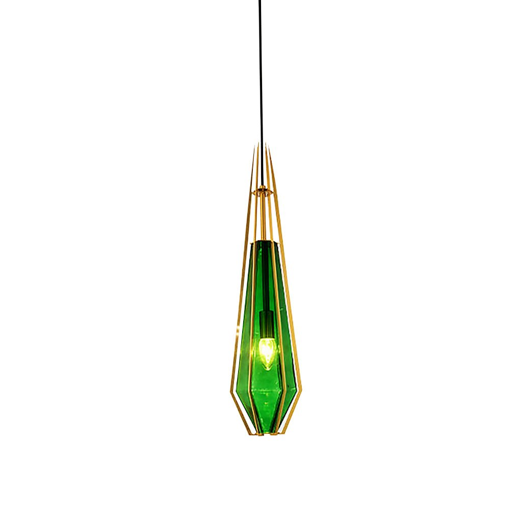 Modern Art Glass Pendant Light | Industrial Minimalist Design