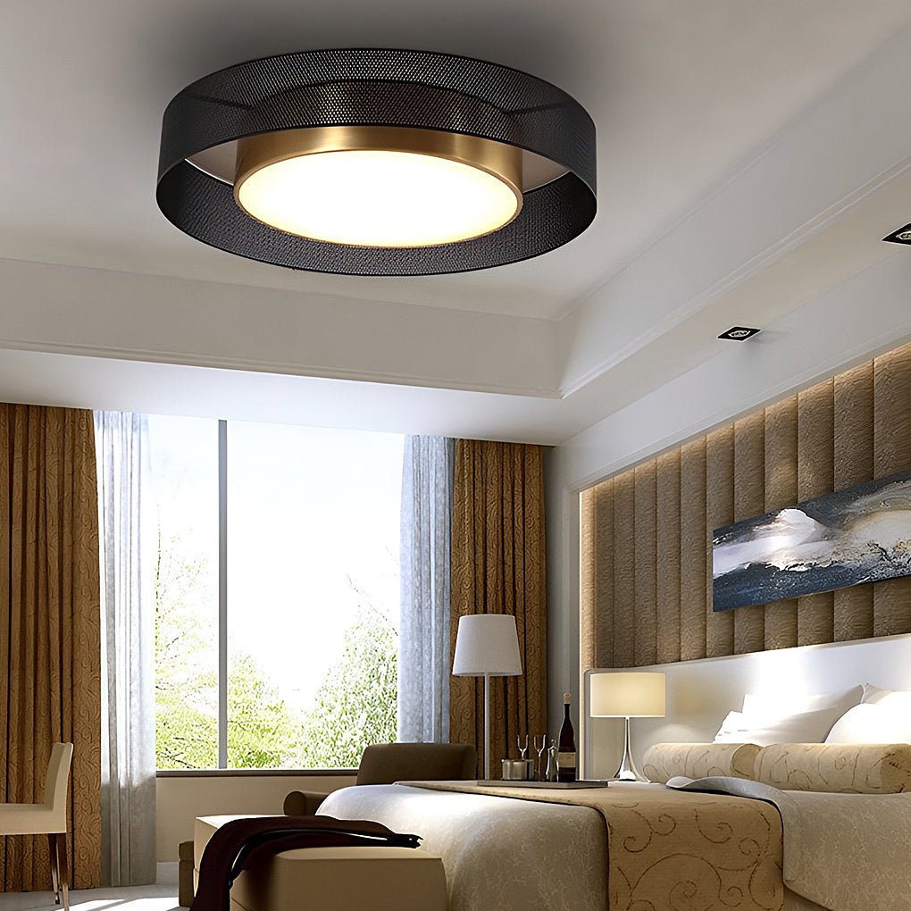 Modern Round Dimmable LED Ceiling Light with Remote Control