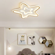 Star-Shaped Flush Mount LED Ceiling Light – Ultra-Thin Modern Design