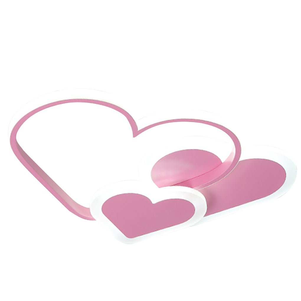 Heart-Shaped LED Flush Mount Ceiling Light for Kids Room