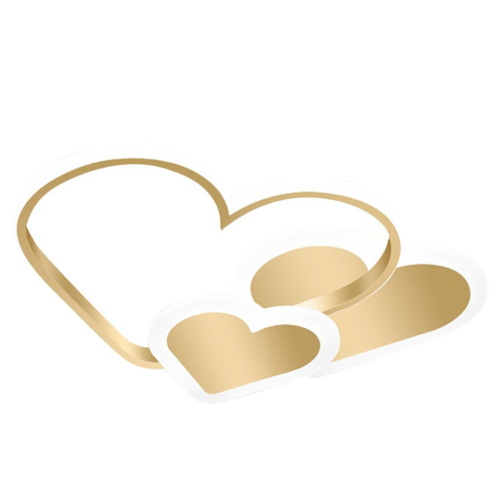 Heart-Shaped LED Flush Mount Ceiling Light for Kids Room
