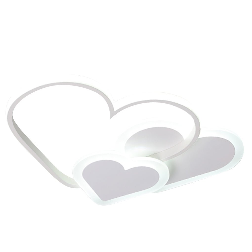 Heart-Shaped LED Flush Mount Ceiling Light for Kids Room