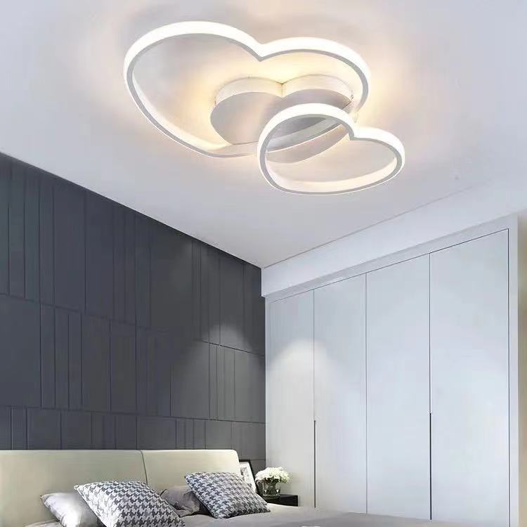 Heart-Shaped LED Flush Mount Ceiling Light for Kids Room