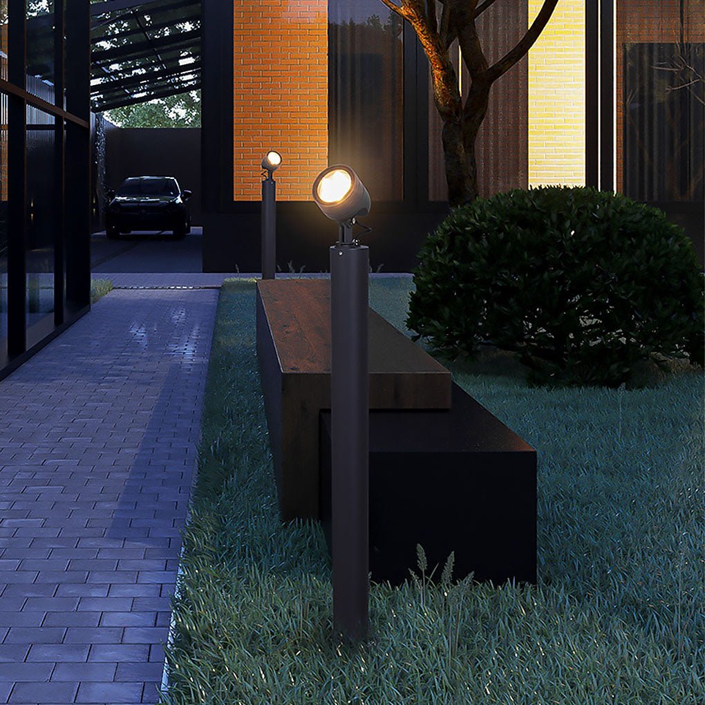 Minimalist LED Post Spotlight – Waterproof Aluminum Garden Light