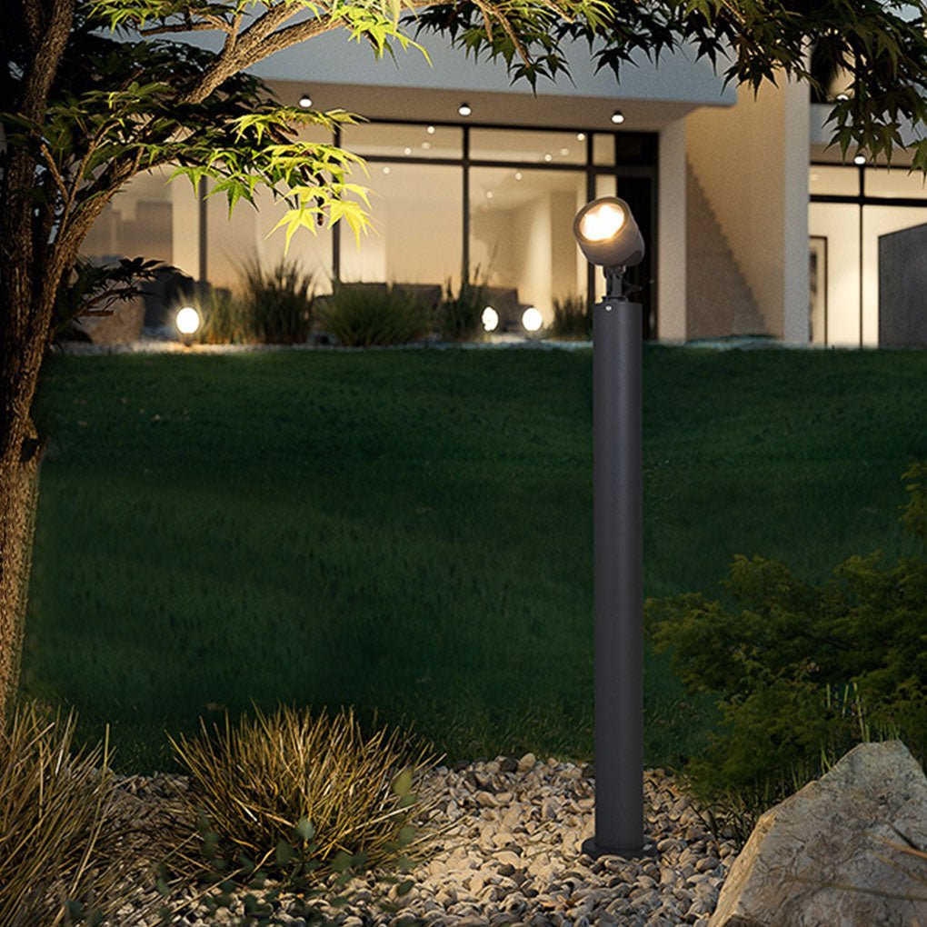 Minimalist LED Post Spotlight – Waterproof Aluminum Garden Light