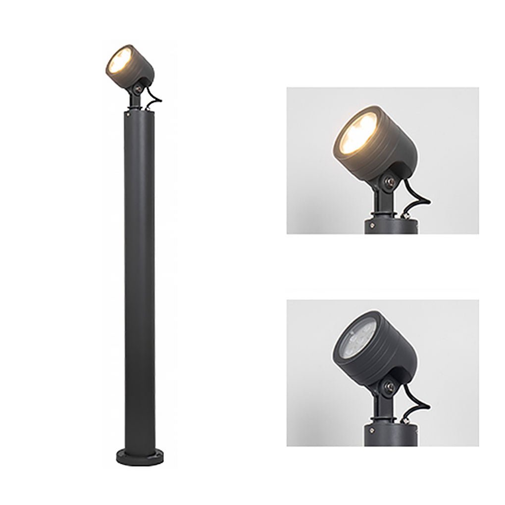 Minimalist LED Post Spotlight – Waterproof Aluminum Garden Light