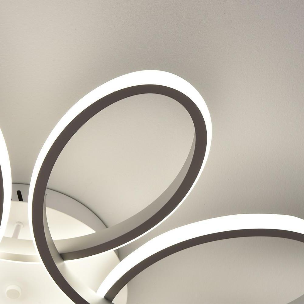 Flower Shaped Dimmable LED Ceiling Light Modern Flush Mount