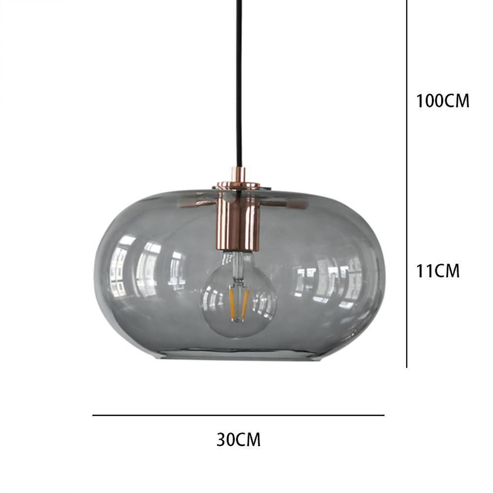 Electroplated Glass Pendant Light | Art Deco Ambient Lighting