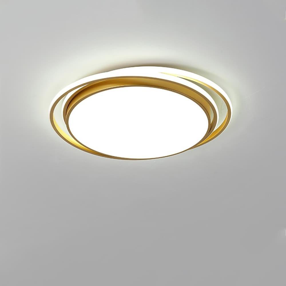Modern Circular Dimmable LED Flush Mount Ceiling Light