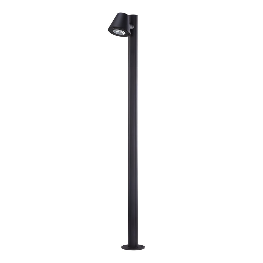 Modern LED Outdoor Path Light - Aluminum & Glass Bollard