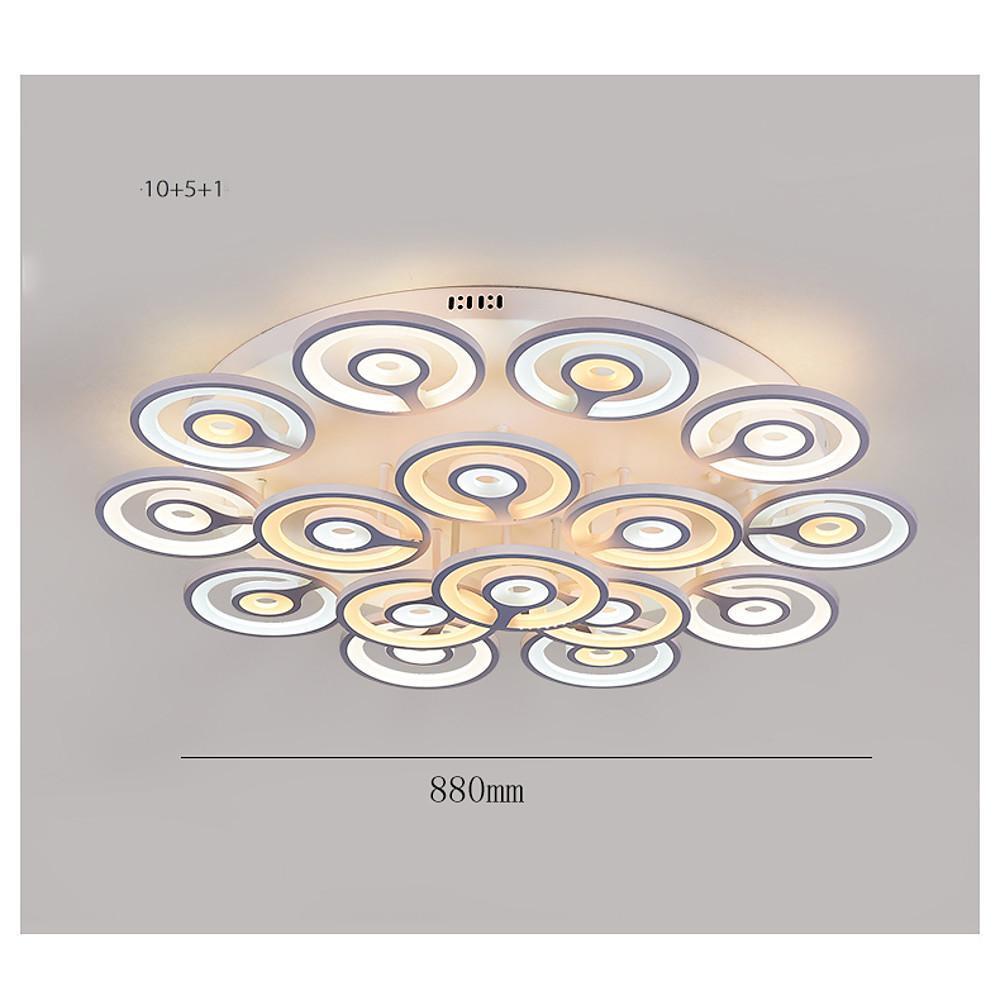 Modern Flower Geometric LED Flush Mount Ceiling Light