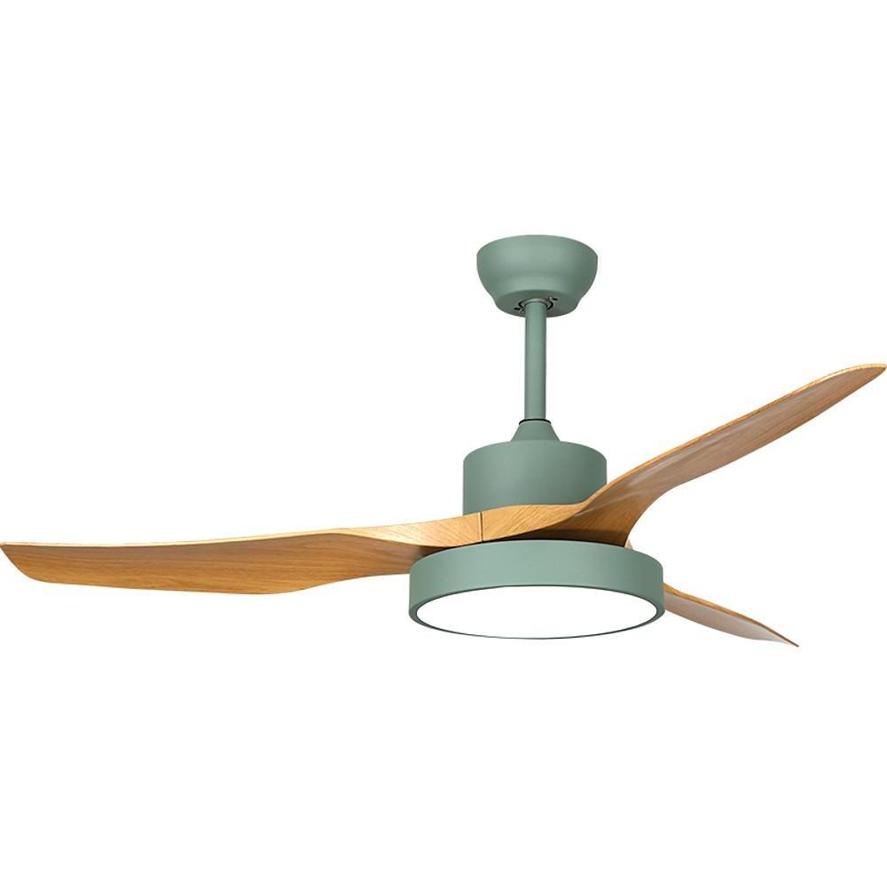 3-Blade Ceiling Fan with Dimmable LED Light - Nordic Modern Style
