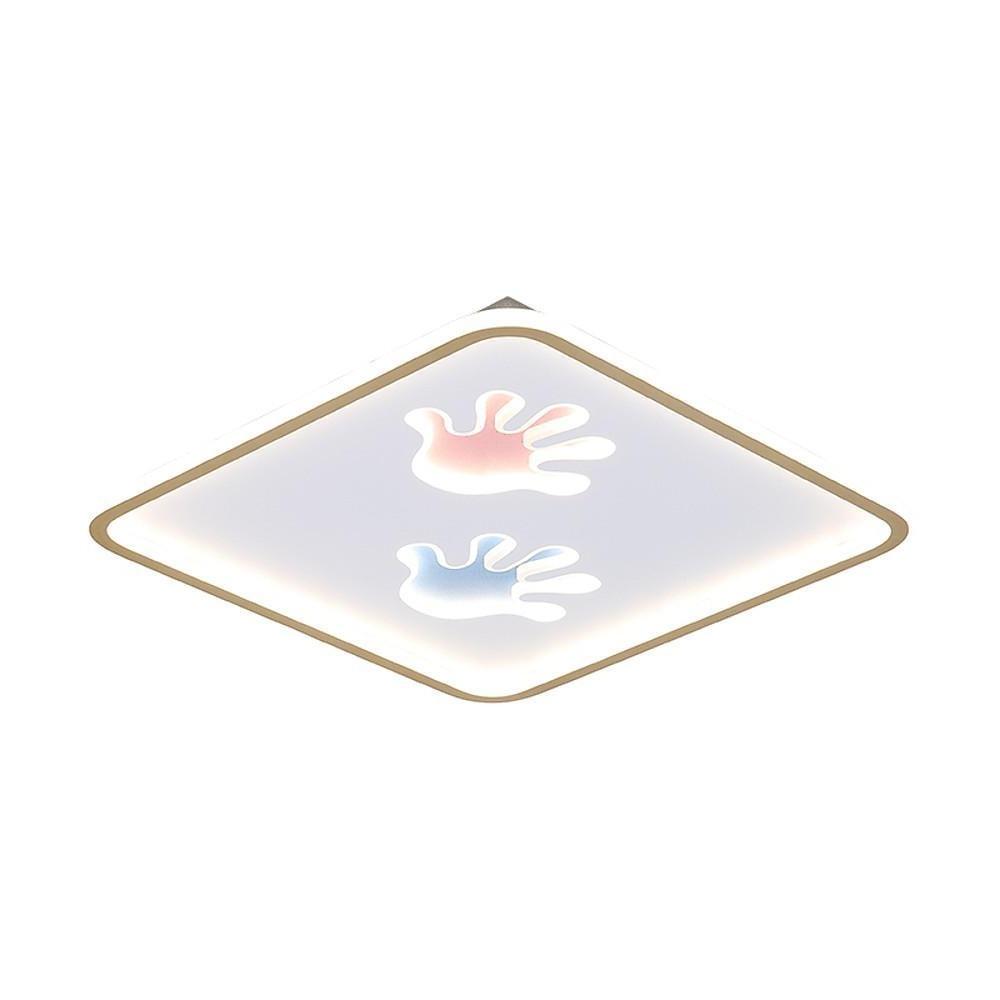 Nordic Playful Hands LED Flush Mount Ceiling Light for Kids Room