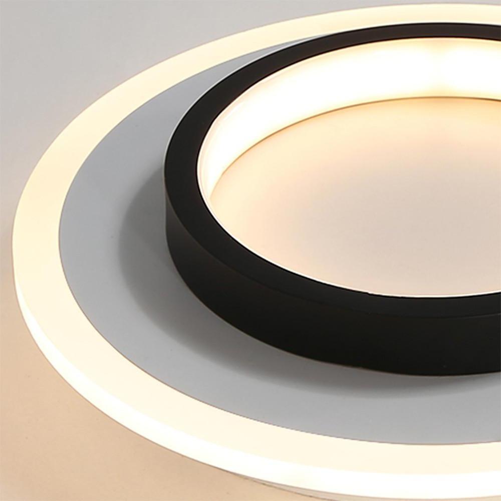 Modern LED Ring Ceiling Light | 3-Layer Flush Mount Fixture