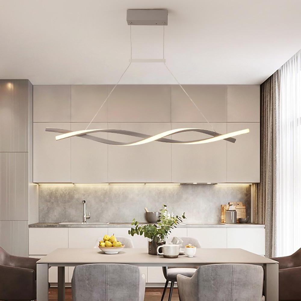 Interwoven Waves LED Pendant Light Modern Hanging Lamp