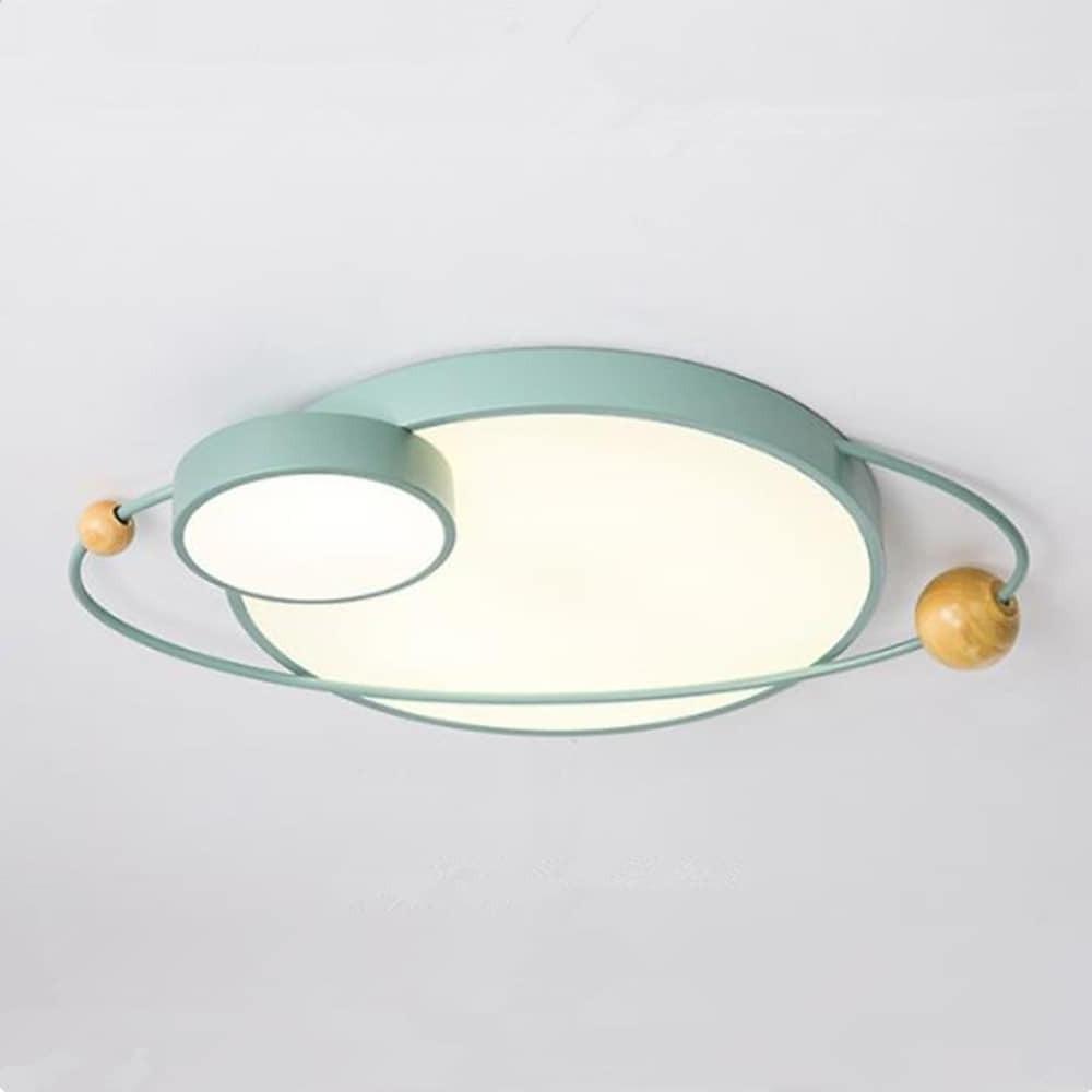 Circle Globe Flush Mount LED Ceiling Light – Dimmable Modern Design