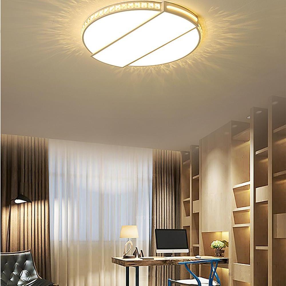 Modern Square LED Flush Mount Ceiling Light 20" Acrylic Ambient