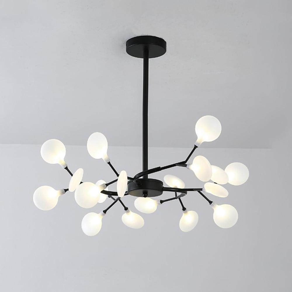 Contemporary Sputnik Chandelier with Acrylic Bubbles