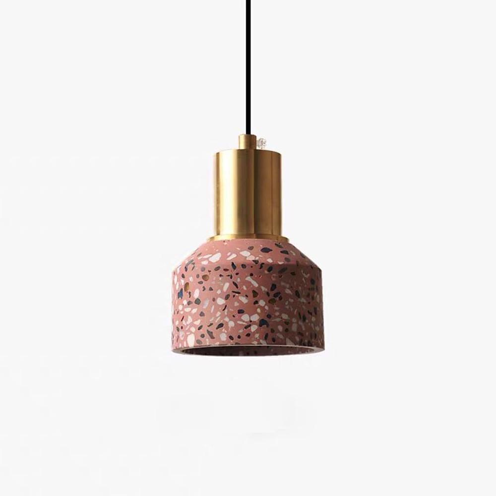 Modern Industrial Metal Pendant Light - Round Shade Design