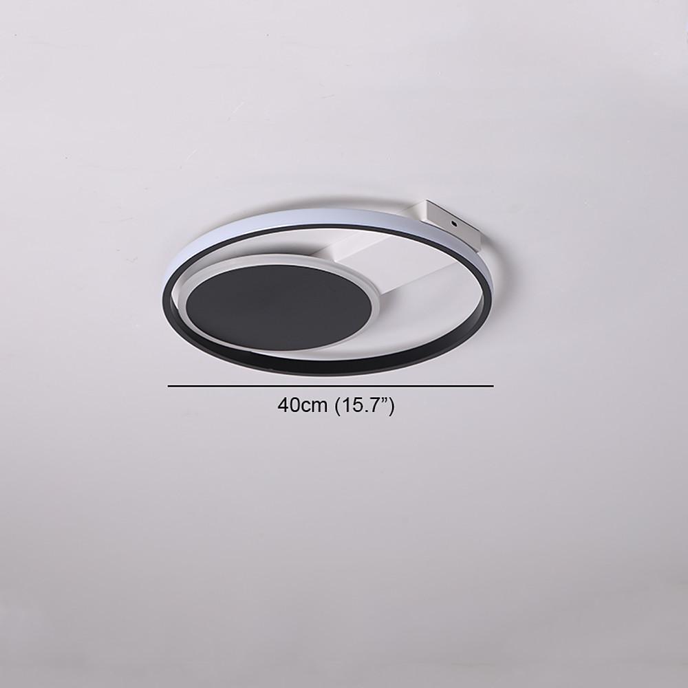 Dual Circle LED Flush Mount Ceiling Light – Modern Ambient Lighting
