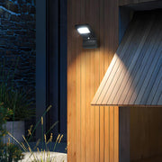 Modern Black Solar LED Outdoor Wall Light