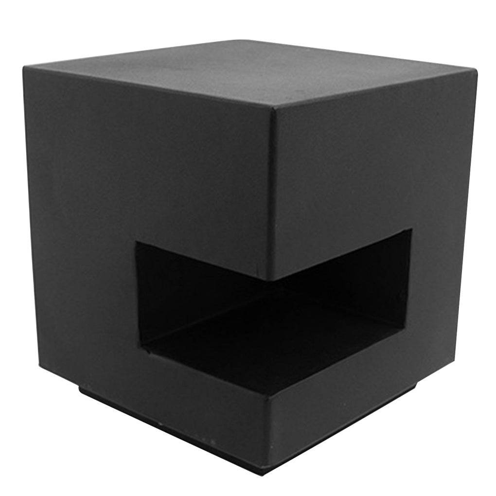 Square LED Aluminum Outdoor Landscape Light - Black